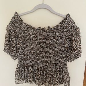 Socialite off the shoulder top